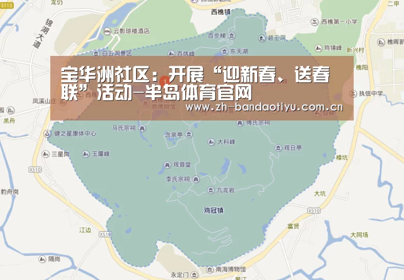 宝华洲社区:开展“迎新春、送春联”活动-半岛体育官网(图1) 半岛体育